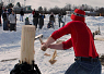 Jack Lumber Company during Snowman Mania